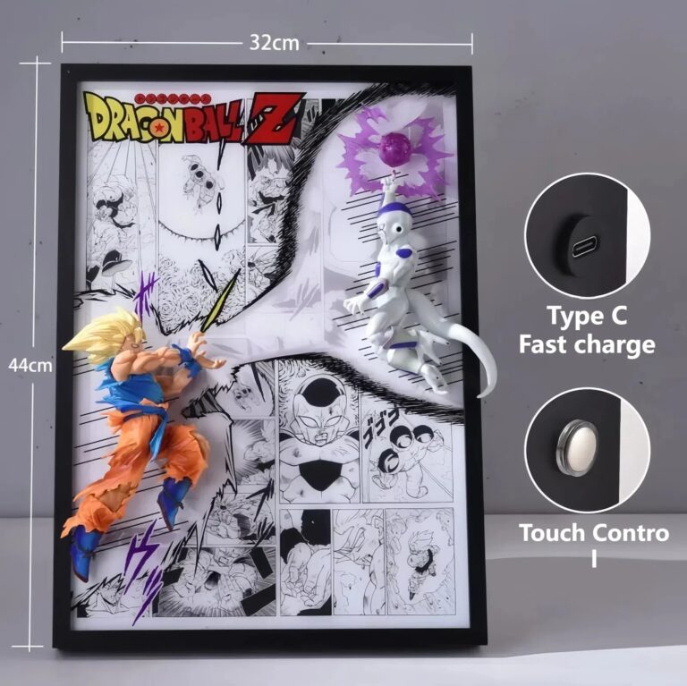 Ultimate Dragon Ball Z Goku vs Frieza 3D LED Light Frame