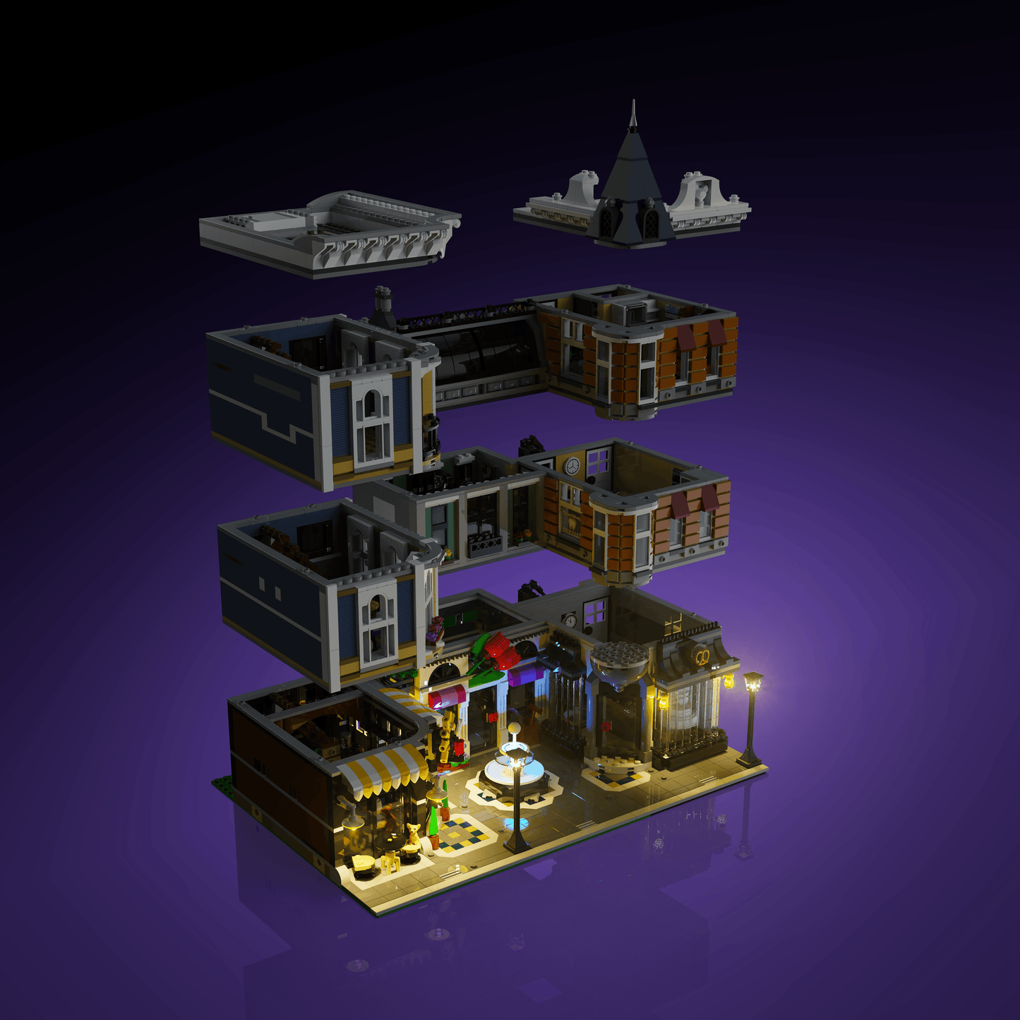 Light Kit for LEGO® Assembly Square