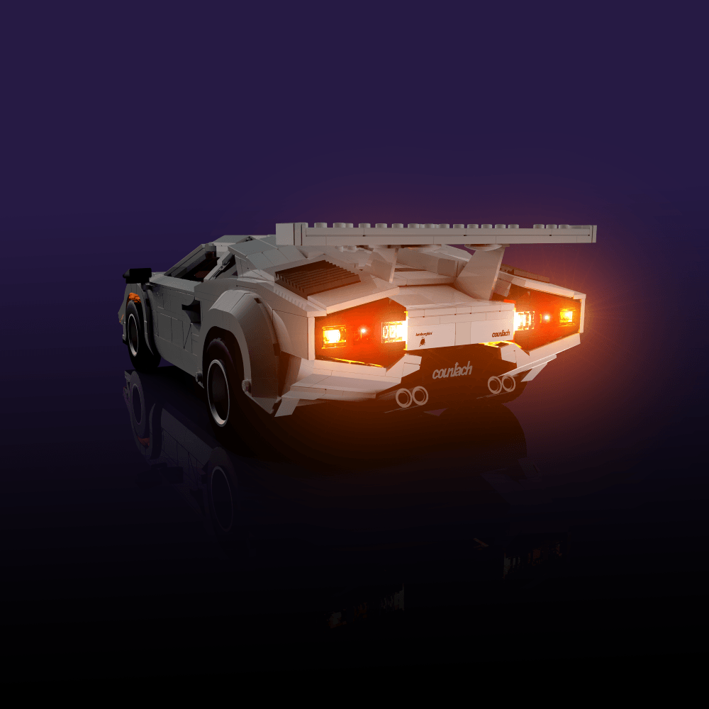 Light Kit for LEGO® Lamborghini Countach 5000 Quattrovalvole