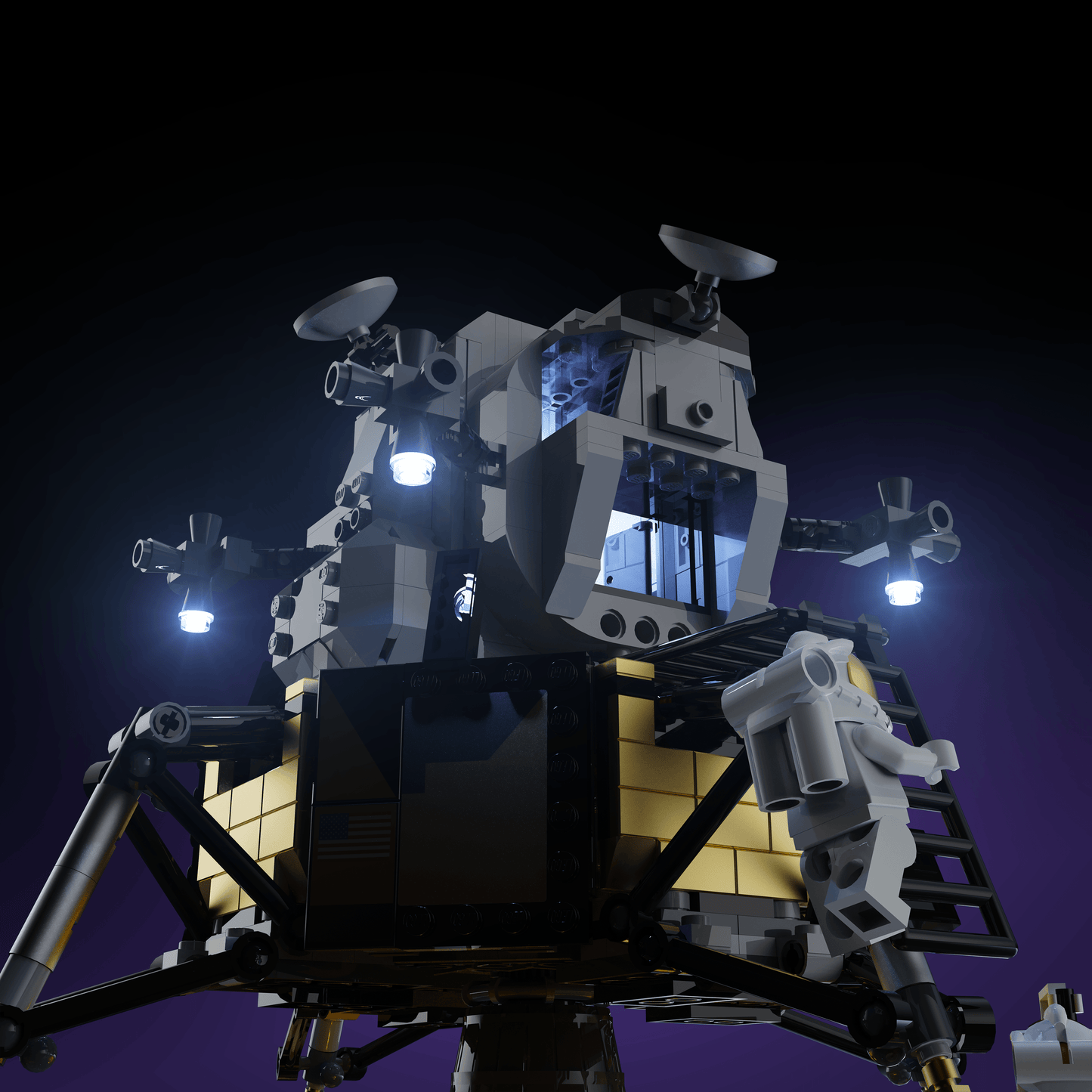 Light Kit for LEGO® NASA Apollo 11 Lunar Lander
