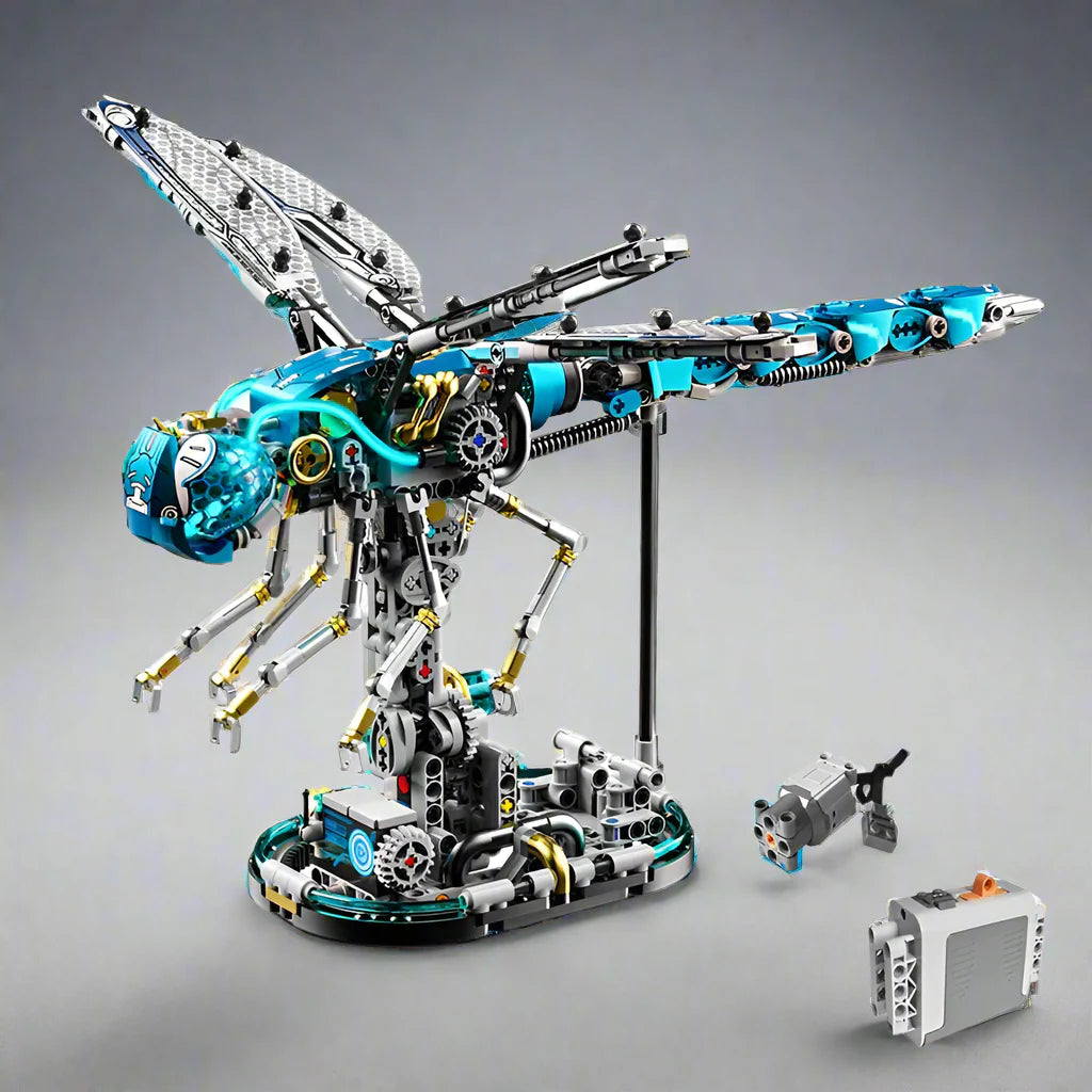 Mechanical Dragonfly Building Blocks Set