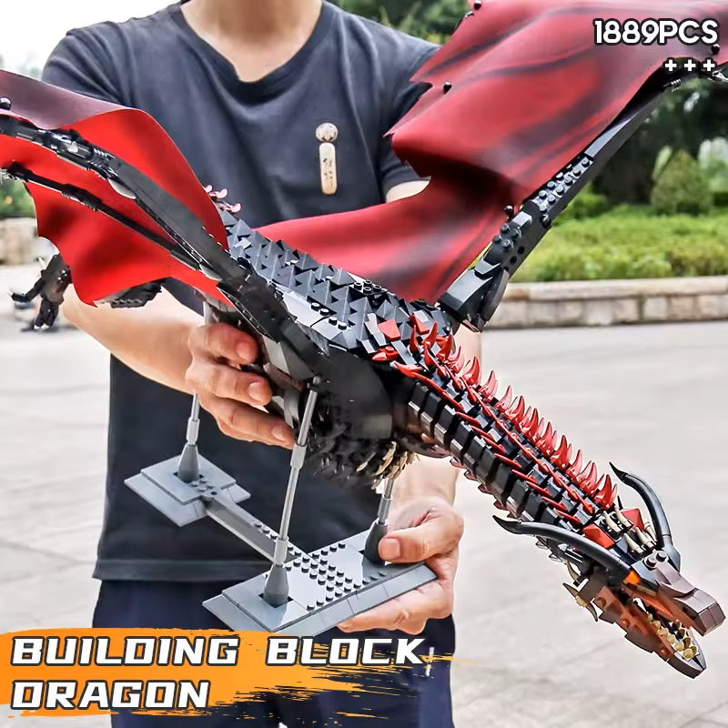 Mechanical Giant Dragon Master Building Blocks Set