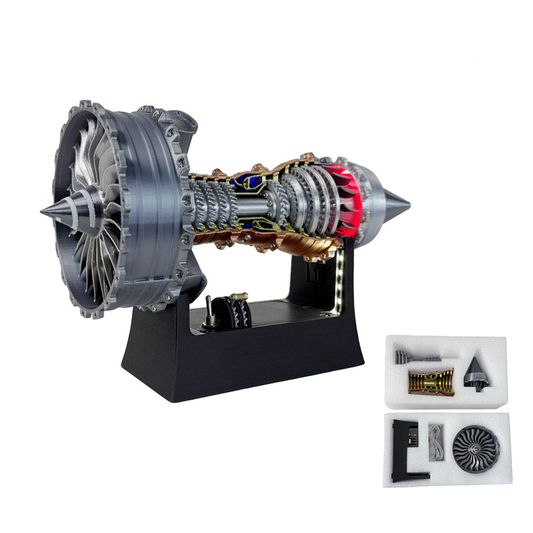 Professional Turbofan Engine (25cm / 10in) flagship version Diy Kits