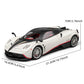 1:18 Pagani Huayra Toy Model Car Diecast Alloy Sport Cars - High precision restoration of details - Boy's birthday gift