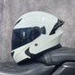 Flip-Up Motorcycle Helmet with Dual Sun Visor - Professional Protective Gear for Men & Women (DOT Approved)