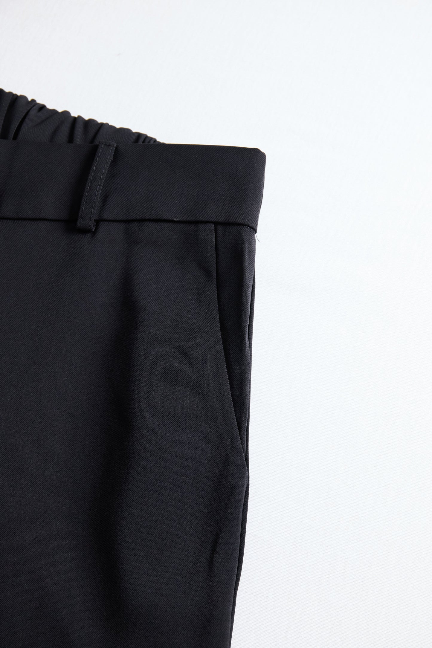 Black High Waist Tailored Trousers by Unlimited Selections