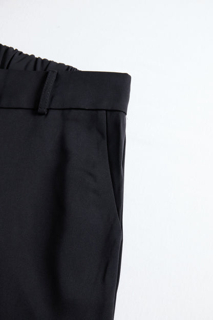 Black High Waist Tailored Trousers by Unlimited Selections