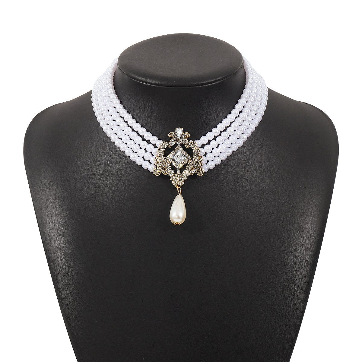 Elegant Faux Pearl Choker Necklace by Unlimited Selections