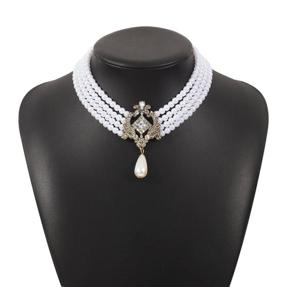 Elegant Faux Pearl Choker Necklace by Unlimited Selections