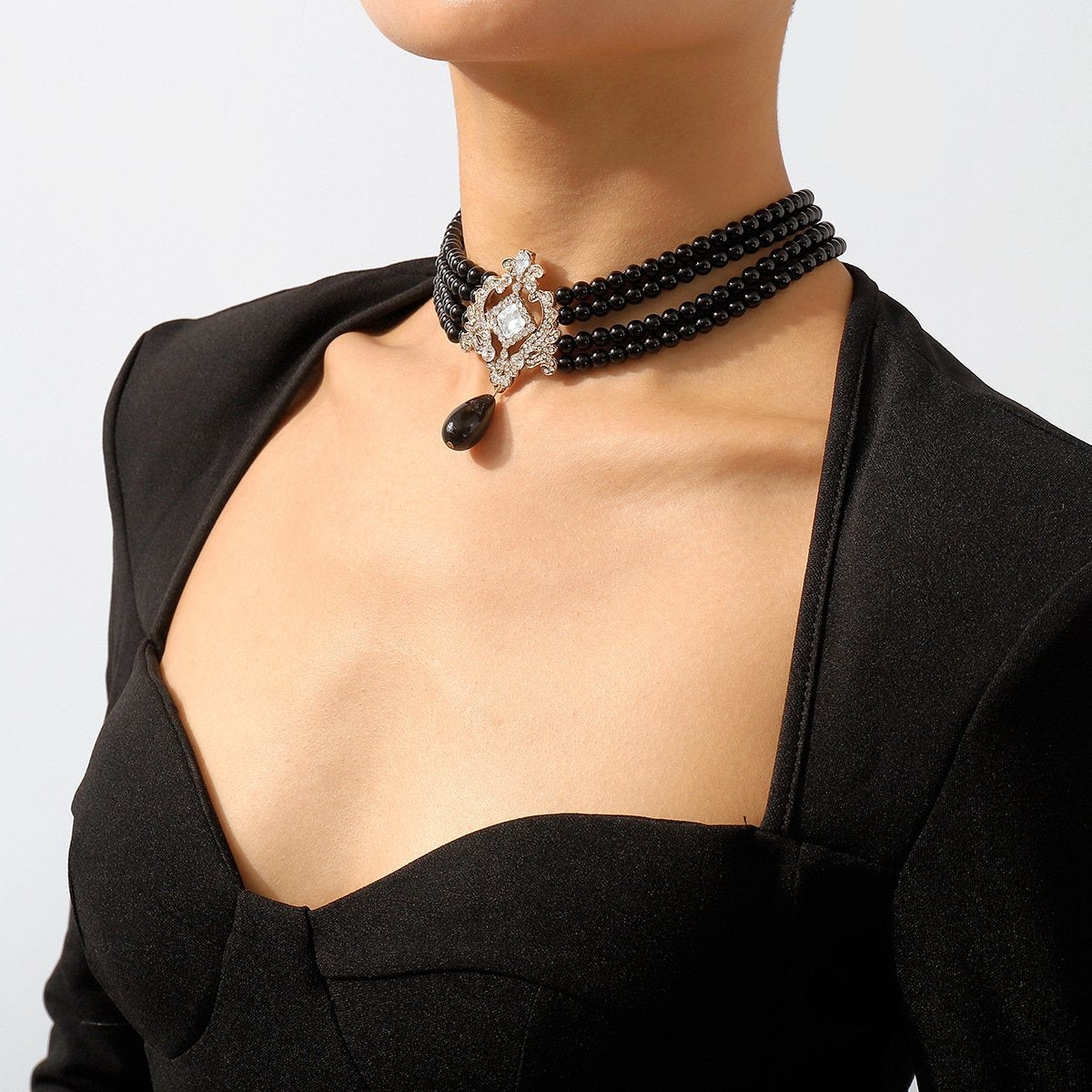 Elegant Faux Pearl Choker Necklace by Unlimited Selections
