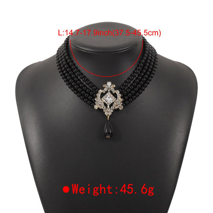 Elegant Faux Pearl Choker Necklace by Unlimited Selections