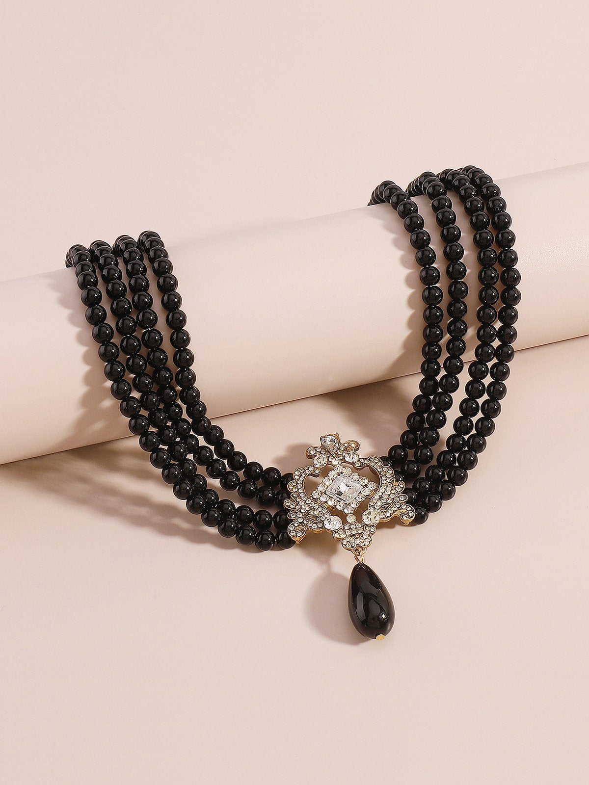 Elegant Faux Pearl Choker Necklace by Unlimited Selections
