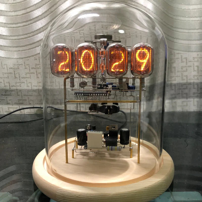 DIY CyberGlow IN12 Nixie Tube Desktop Clock