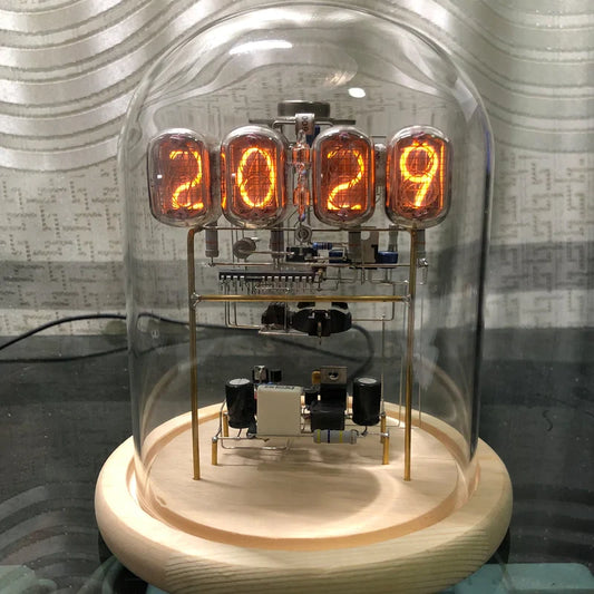 DIY CyberGlow IN12 Nixie Tube Desktop Clock