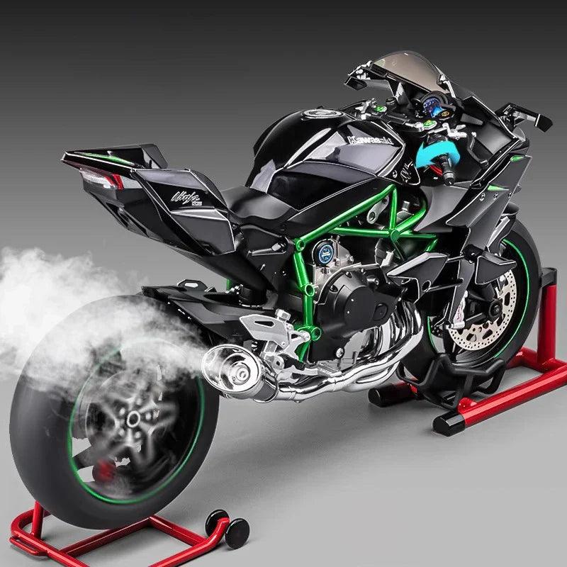 Premium Ninja H2R RC Superbike 1:6 Scale with Realistic Sound & Smoke Effects