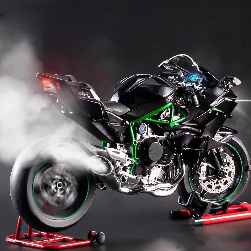 Premium Ninja H2R RC Superbike 1:6 Scale with Realistic Sound & Smoke Effects