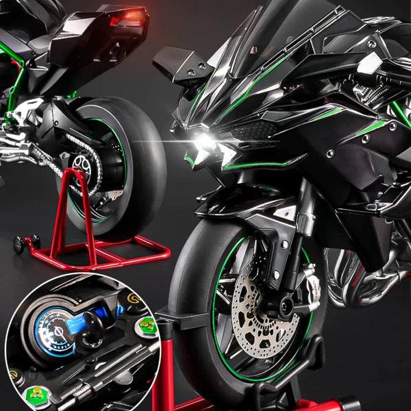 Premium Ninja H2R RC Superbike 1:6 Scale with Realistic Sound & Smoke Effects