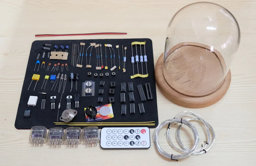 DIY CyberGlow IN12 Nixie Tube Desktop Clock