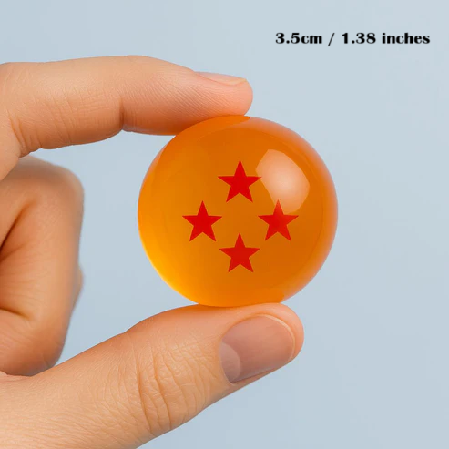 Complete 7 Stars Crystal Sphere Balls Dragon Ball Z Anime Collectible Set