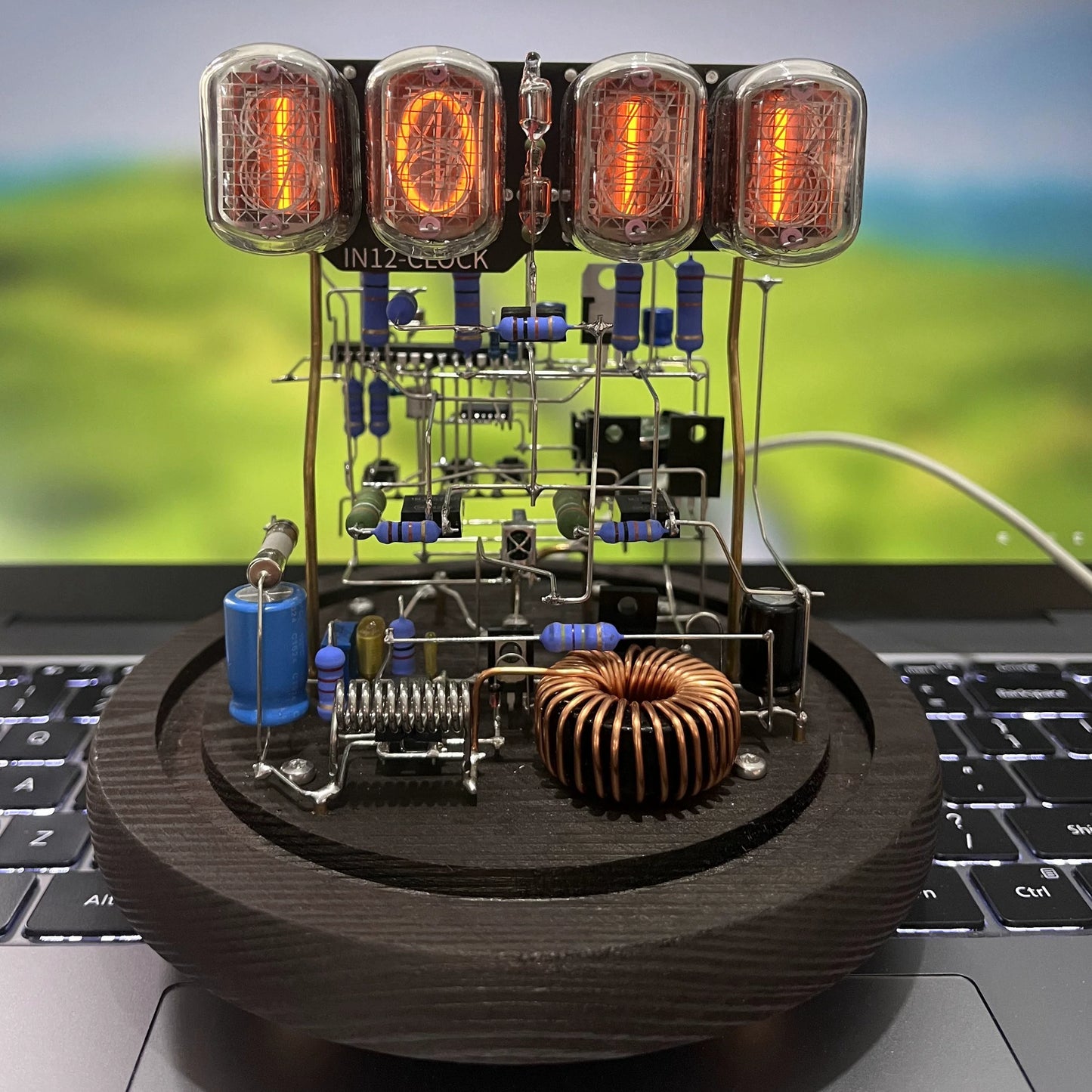 DIY CyberGlow IN12 Nixie Tube Desktop Clock