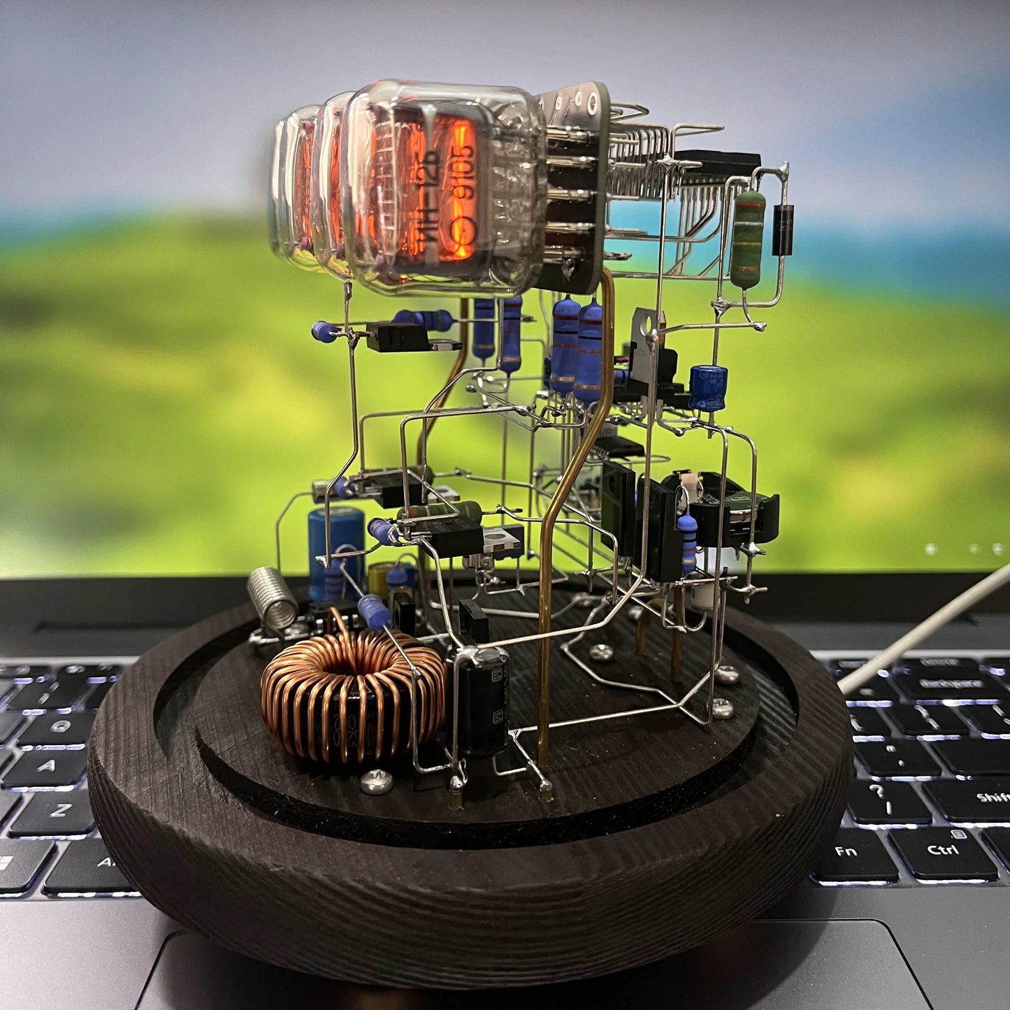 DIY CyberGlow IN12 Nixie Tube Desktop Clock