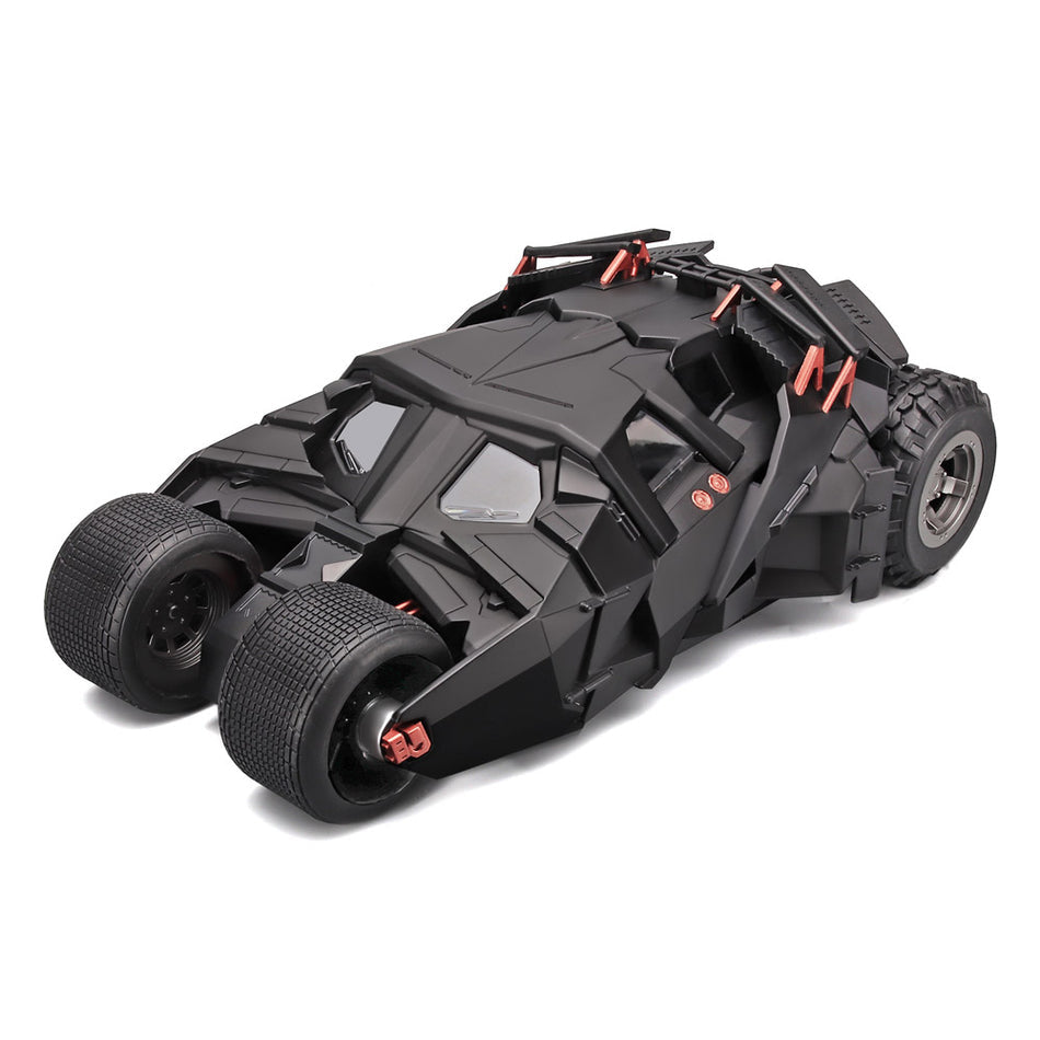 1/18 Classic Batman Movies Car 2008 Batmobile Alloy Diecast Metal Toy Race Car Model Sound Light Kids Gifts