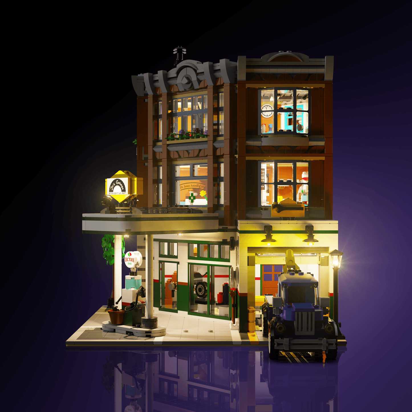 Light Kit for LEGO® Corner Garage