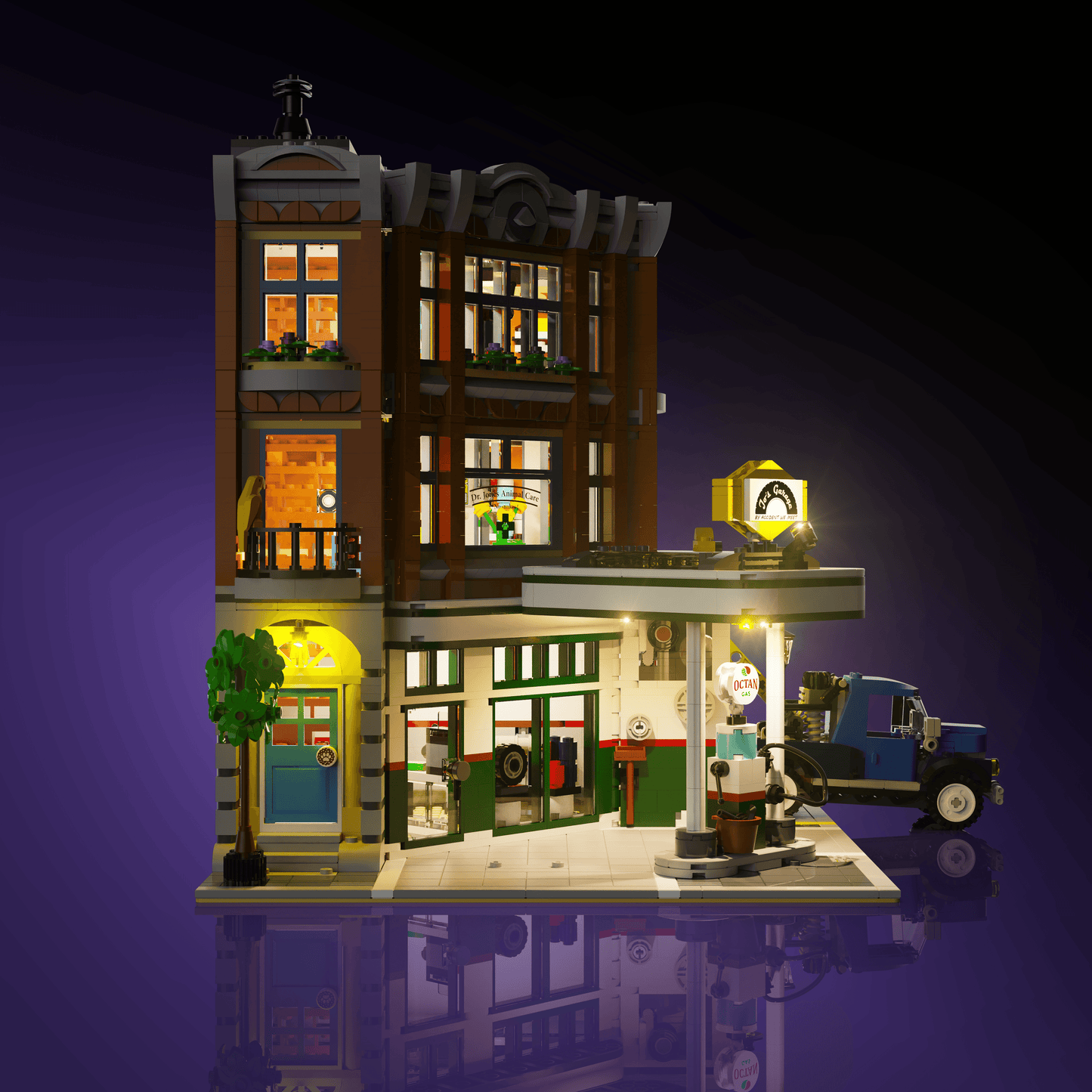 Light Kit for LEGO® Corner Garage