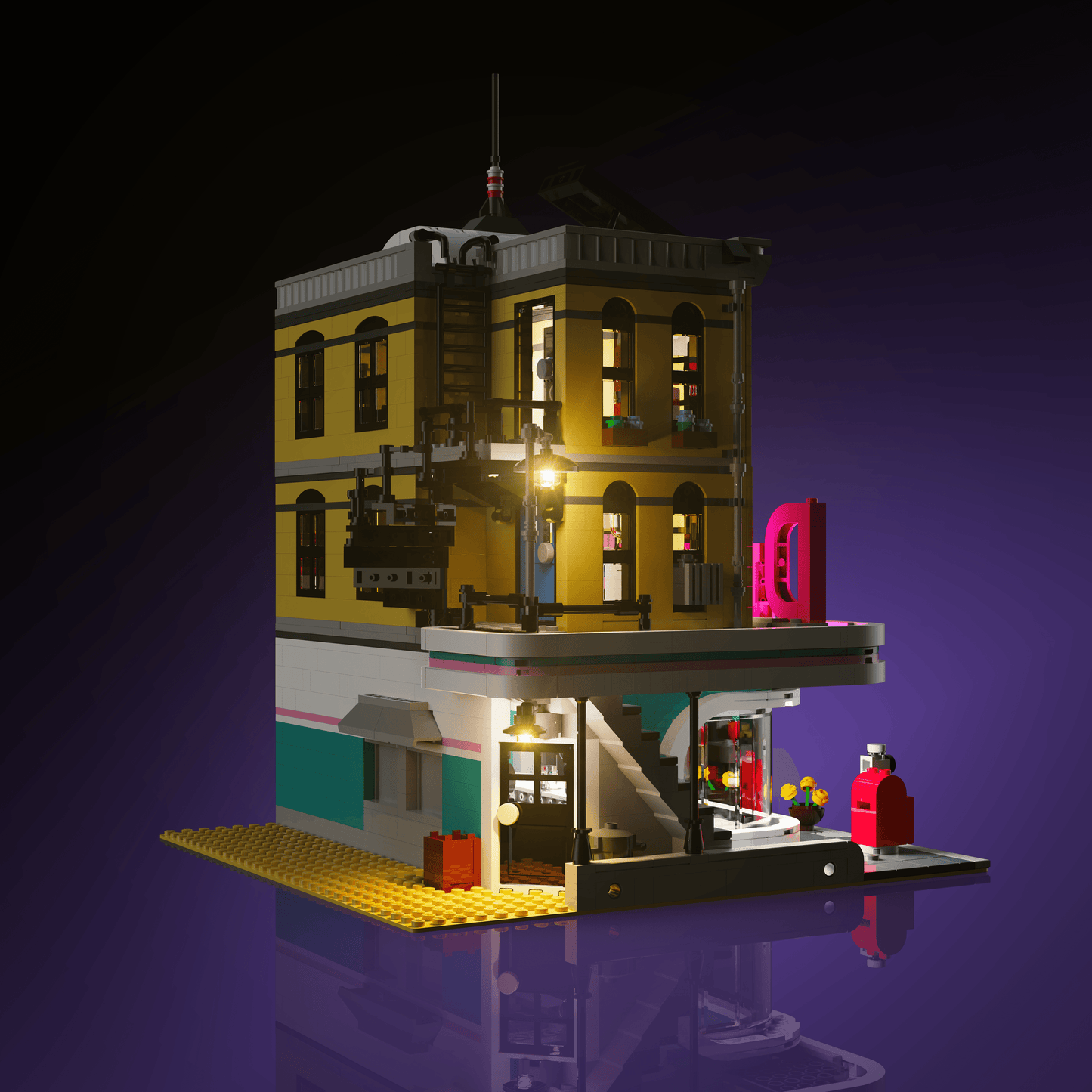 Light Kit for LEGO® Downtown Diner