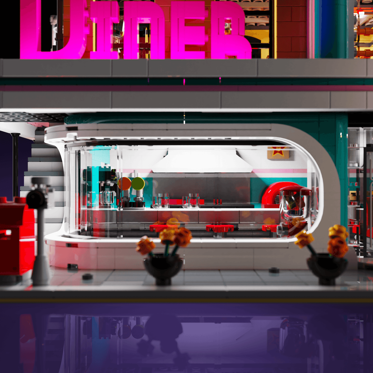 Light Kit for LEGO® Downtown Diner