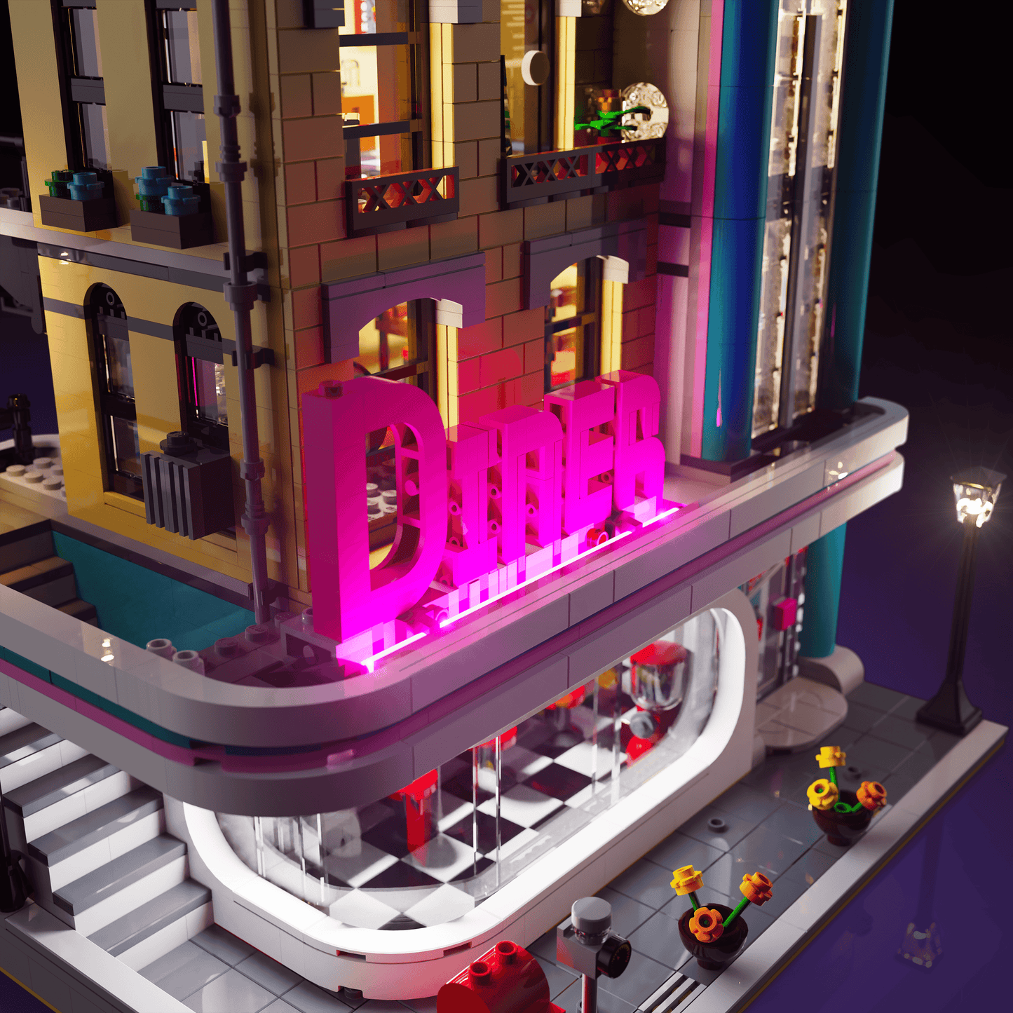 Light Kit for LEGO® Downtown Diner