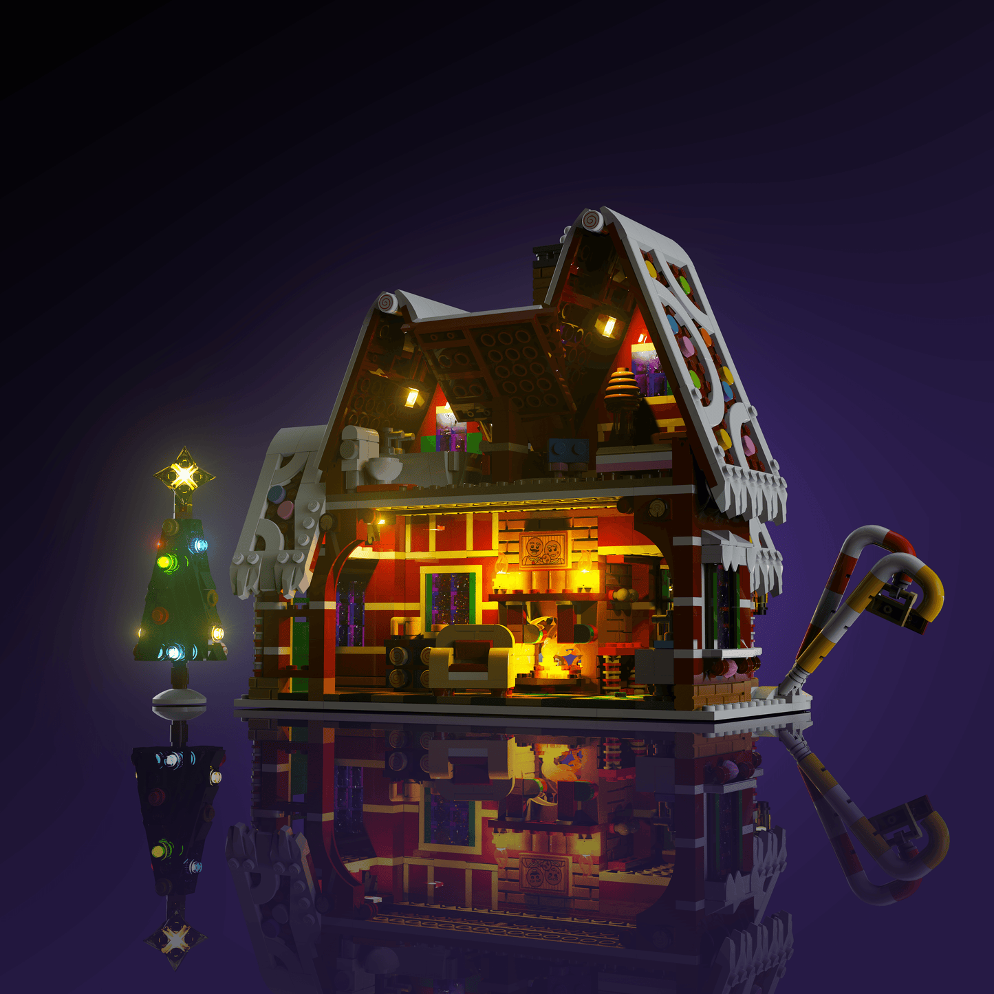 Light Kit for LEGO® Gingerbread House