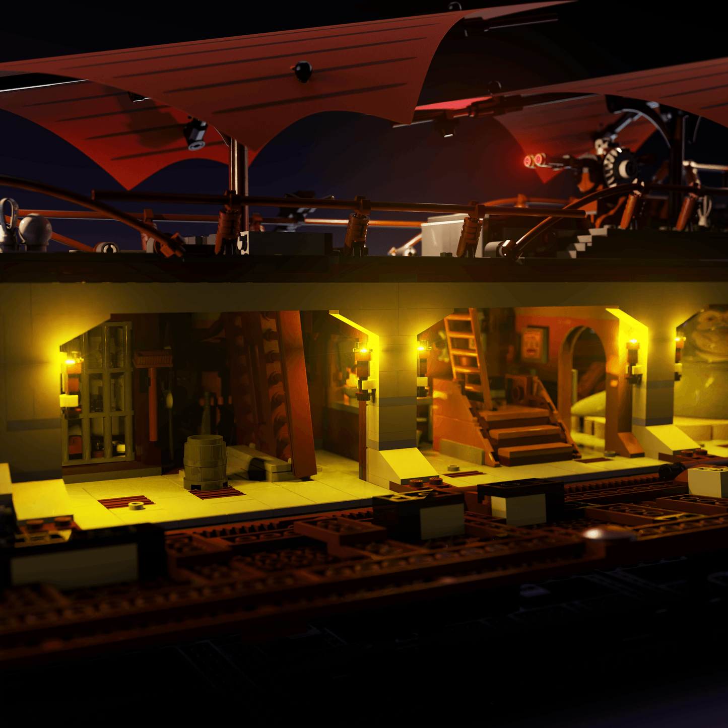 Light Kit for LEGO® Jabba's Sail Barge