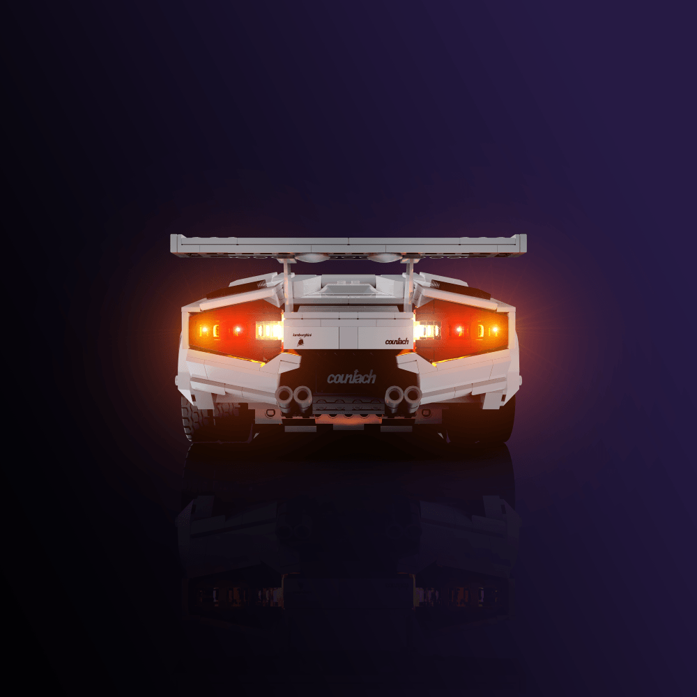 Light Kit for LEGO® Lamborghini Countach 5000 Quattrovalvole