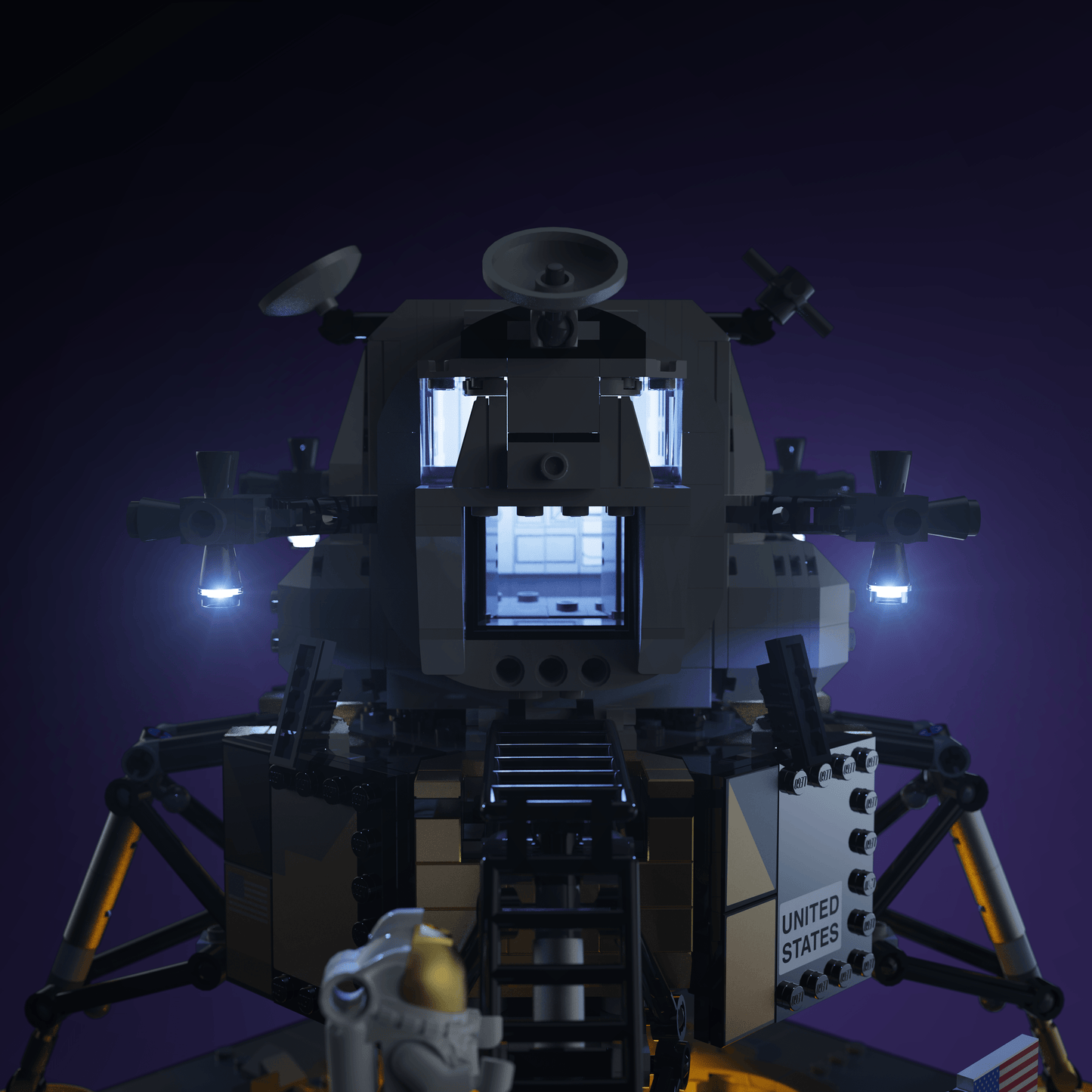 Light Kit for LEGO® NASA Apollo 11 Lunar Lander