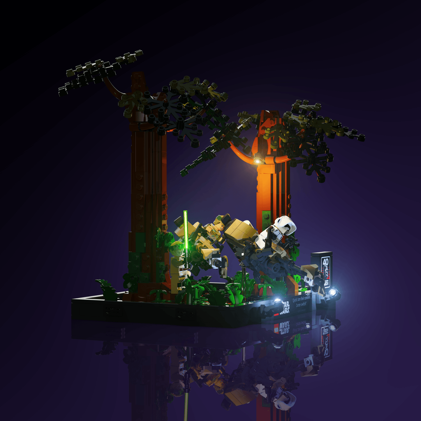 Light Kit for LEGO® Star Wars Endor Speeder Chase Diorama