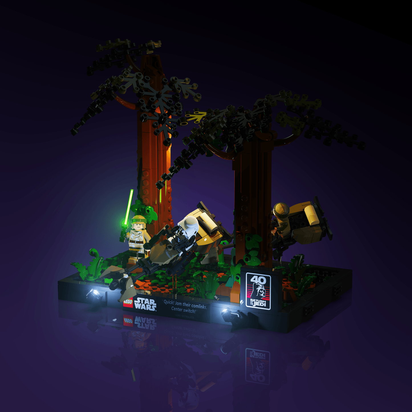 Light Kit for LEGO® Star Wars Endor Speeder Chase Diorama