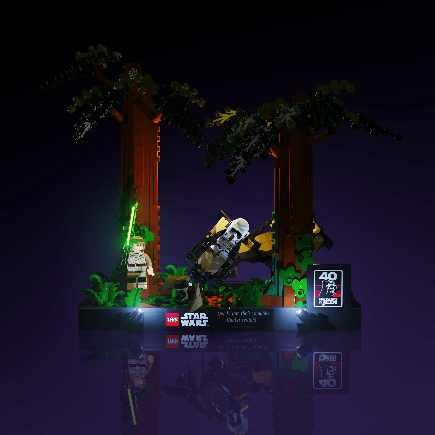 Light Kit for LEGO® Star Wars Endor Speeder Chase Diorama