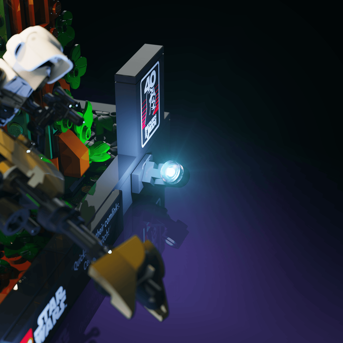 Light Kit for LEGO® Star Wars Endor Speeder Chase Diorama