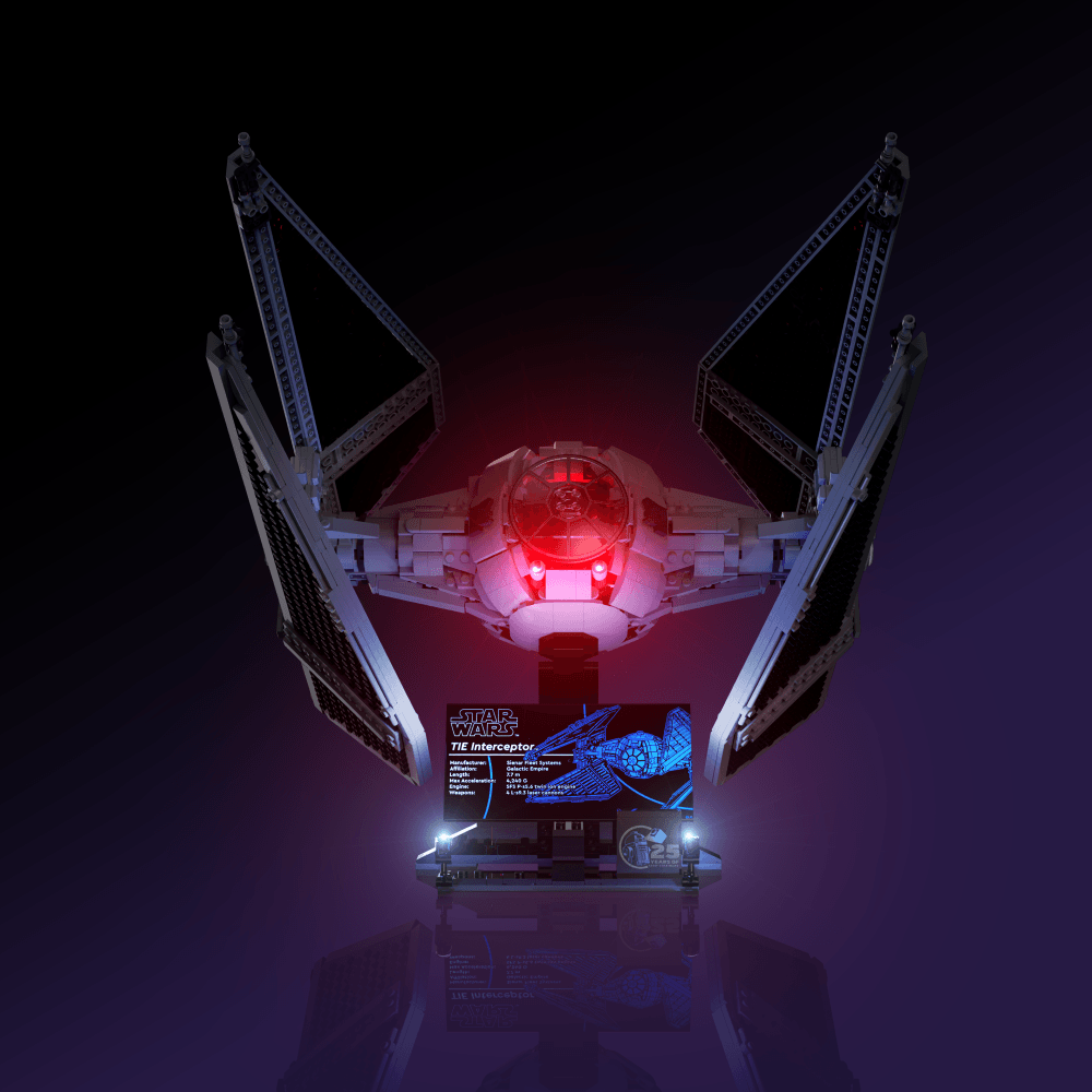 Light Kit For LEGO® Star Wars TIE Interceptor