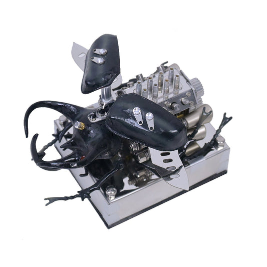 DIY V8 Engine Model Kit - Premium Metal Mechanical Beetle