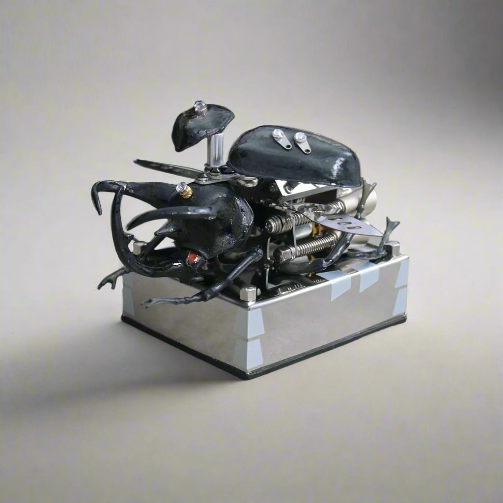 DIY V8 Engine Model Kit - Premium Metal Mechanical Beetle