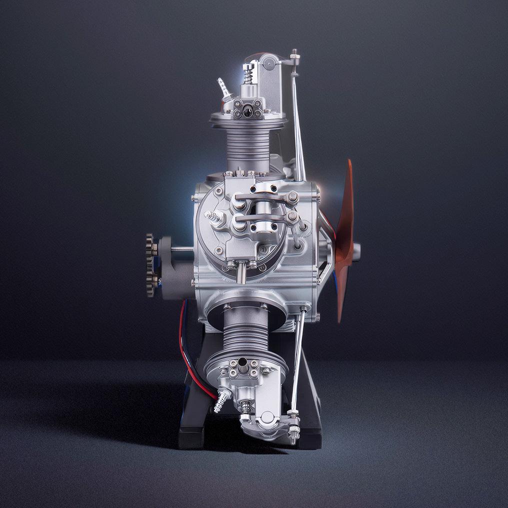 DIY 1/6 Full Metal 5 Cylinder Radial Engine Model Kit