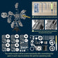 DIY 1/6 Full Metal 5 Cylinder Radial Engine Model Kit