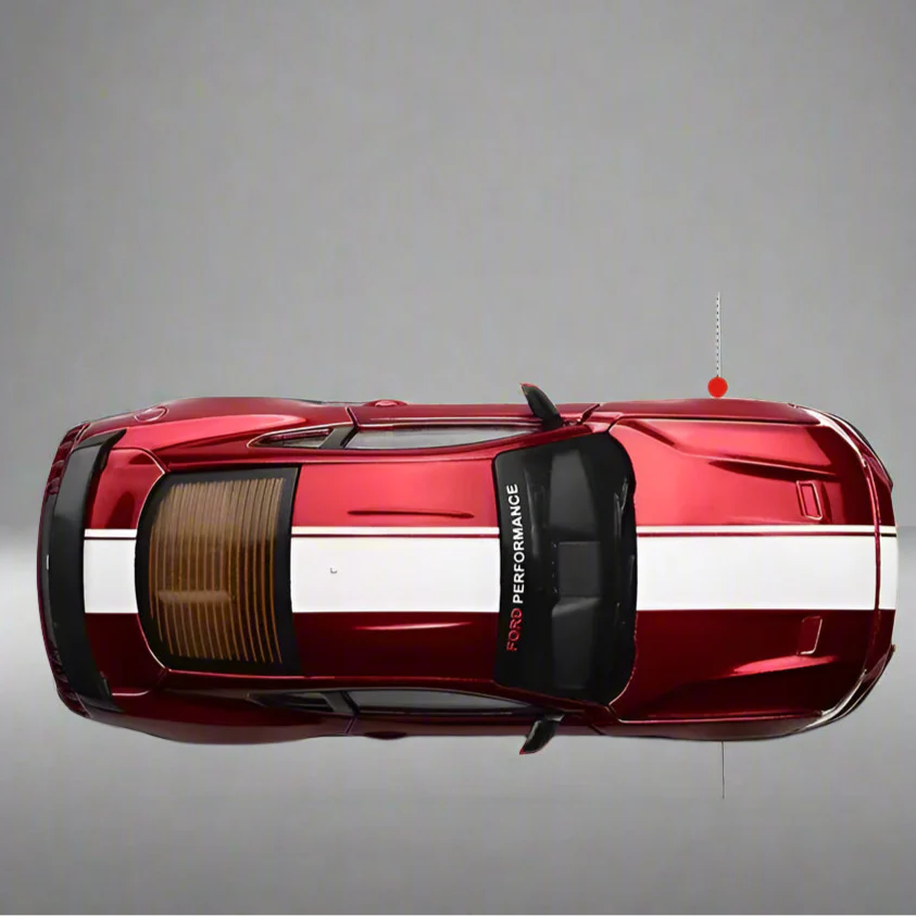 DIY Customizable 1:42 Scale Ford Mustang Alloy Car Model Kit - Unique Racing Car Collectible for Hobbyists & Enthusiasts