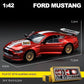 DIY Customizable 1:42 Scale Ford Mustang Alloy Car Model Kit - Unique Racing Car Collectible for Hobbyists & Enthusiasts