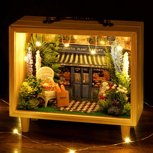 DIY Dollhouse Kit (Small wooden box)
