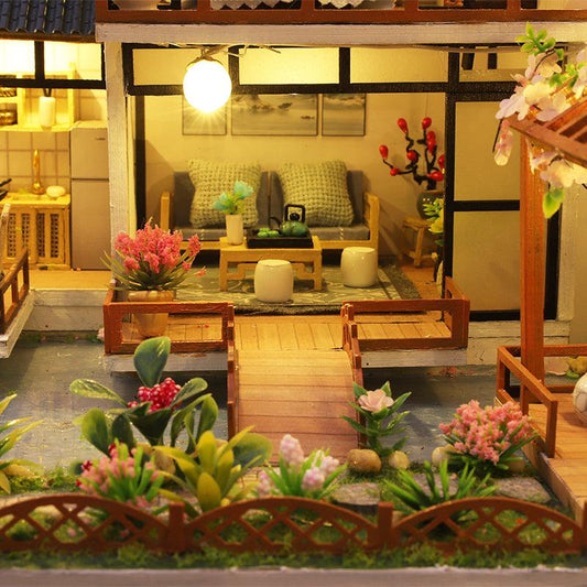 DIY Dollhouse Kit (Bamboo Courtyard )