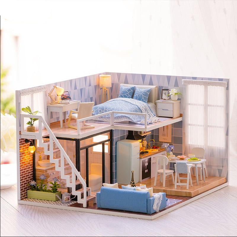 DIY Dollhouse Kit (Blue Time)