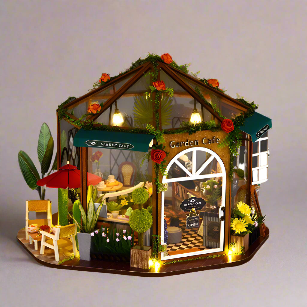 DIY Dollhouse Kit (Garden Cafe)